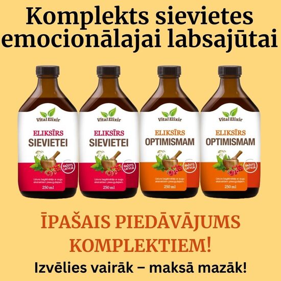 Komplekts sievietes emocionālajai labsajūtai